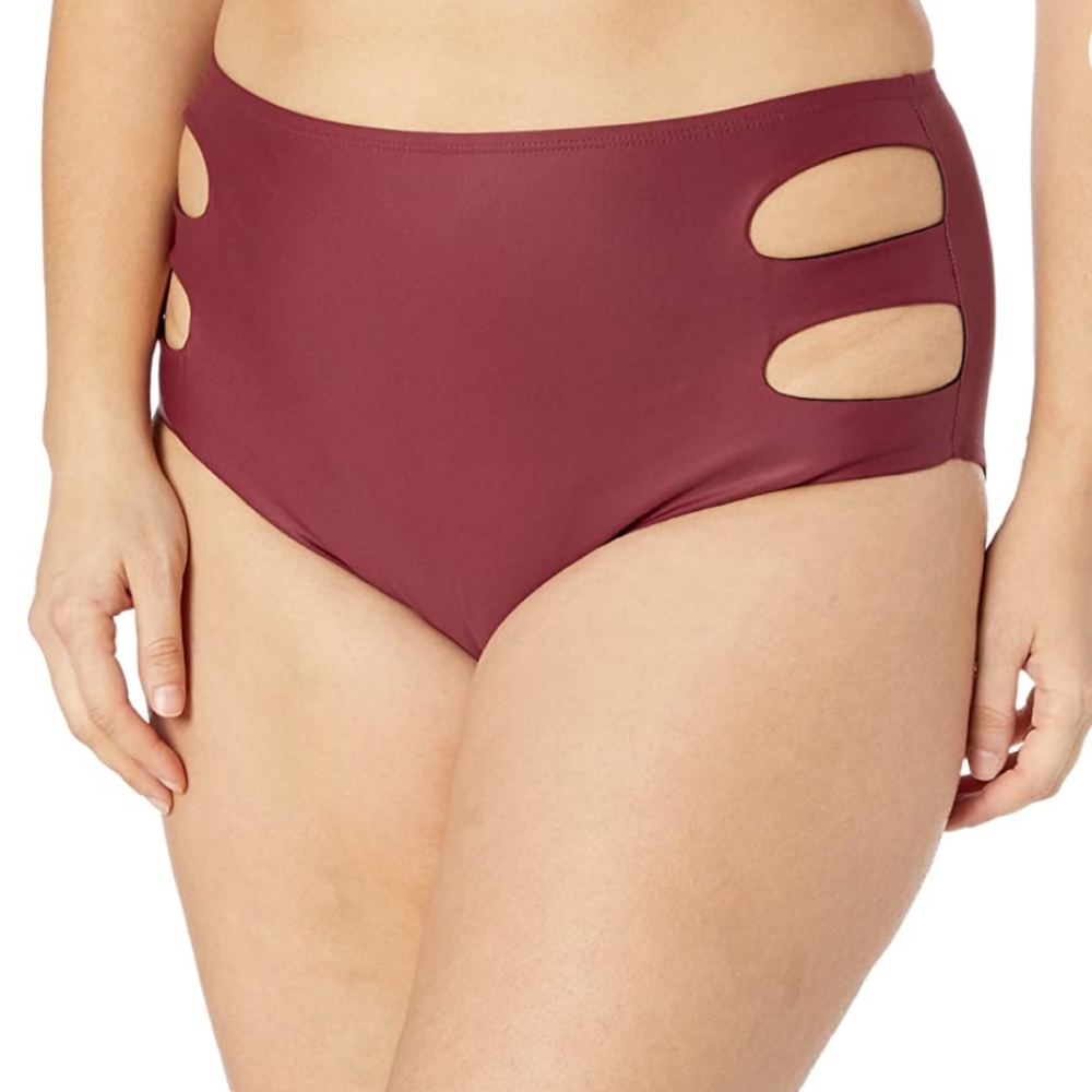 Coastal Blue Plus Size Bikini Bottom